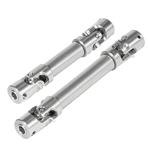 Ujjdwiurgh 2 STÜCKE CNC Internal Spline Metal Drive Shaft Joint Antriebswelle für 1/18 Capra UTB18 RC Car Replacement von Ujjdwiurgh