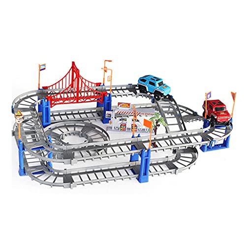 Erstellen Eine Ingenieurstrecke Magisches Straßenauto Schienenset Spielzeug Mainan Kereta Blöcke Spielzeug Lernwerkzeug 73 Teile von Ukbzxcmws