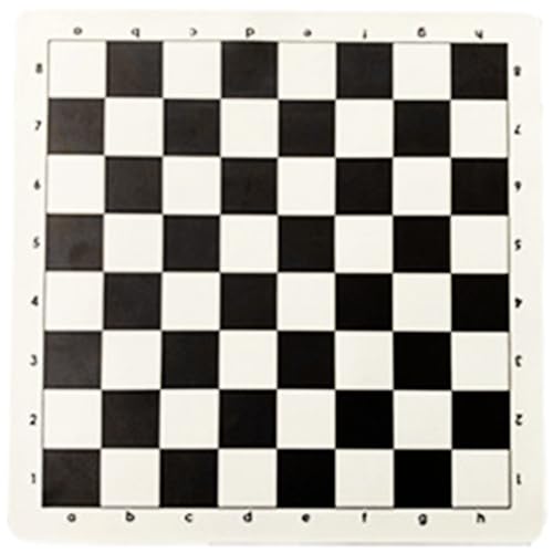 Tragbares Schachbrett aus Leder, weiches Schachbrett, Turnier-Schachmatte für Lernspiele von Ukbzxcmws