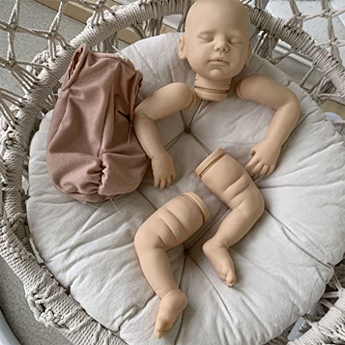 Ukbzxcmws 20-Zoll Reborns Kits Babyspielzeug Pflegend Realistisch Handgefertigt Leerem Körper von Ukbzxcmws