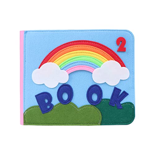 Ukbzxcmws Buch Reißfestes Babybuch Bildungsspielzeug Buch Aktivitätszentren Neugeborenes Farberkennungs Lehrspielzeug von Ukbzxcmws