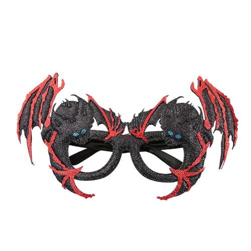 Ukbzxcmws Halloween Kostüm Brille Neuartige Brille Dressing Brille Brille Für Erwachsene Kostüme von Ukbzxcmws