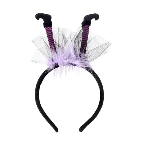 Ukbzxcmws Lustige Hexe Hairhoop Festival Stirnband Halloween Dress Up Kostüm Kopfschmuck Saisonale Dekore Stirnband Erwachsene Urlaub Requisiten von Ukbzxcmws