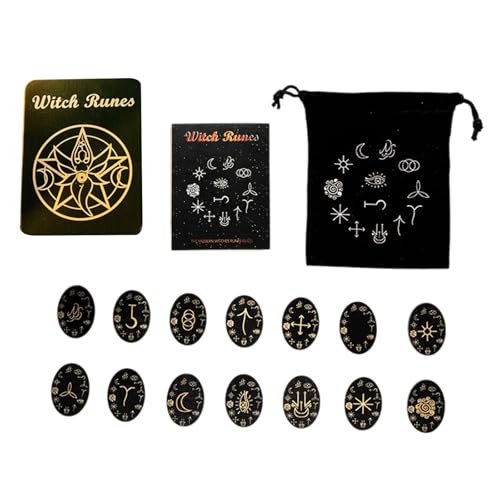 Ukbzxcmws Witch Decors Witch Home Decors Set Meditationen Holzsteine ​​Set Hexe Holzsteine ​​Set von Ukbzxcmws