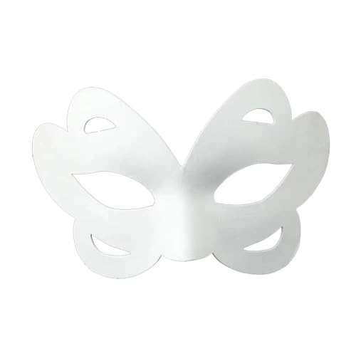 Unbemalte Maskeraden Masken Pappmaché Masken Bemalbare Masken Halloween Cosplay Kostüme Kinder Und Erwachsene von Ukbzxcmws