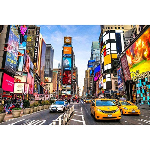 1000 Stück Puzzle - Time Square - Erwachsene Teenager Kinder Puzzle Großes Puzzle Spielzeug Geschenk Pädagogisch Intellektuell Dekomprimieren Spaß Familienspiel von Ulalaza