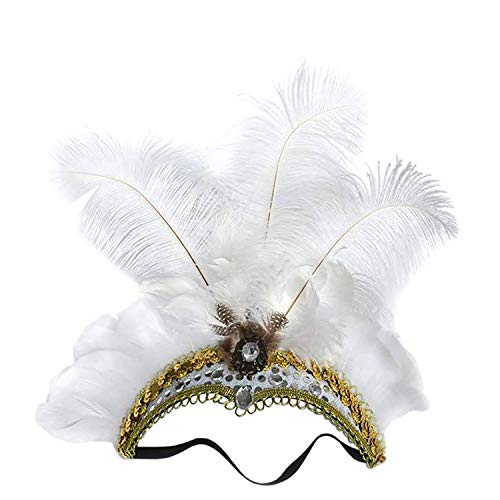 Karneval Feather Headpiece Showgirl Stirnband Roaring 20er Jahre 1920er Jahre Flapper Head Band Vintage Gatsby Party Zubehör Karneval Feather Headpiece Showgirl Stirnband Roaring 20er Jahre 1920er Jahre Flapper Head Band Vintage Gatsby Party Zubehör von Ulalaza