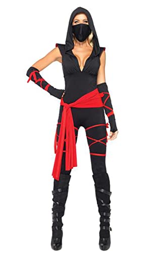 Ulalaza Damen Cosplay Kostüm Gefallener Engel Teufelsflügel Priester Nonne Ninja Meerjungfrau Königin Uniform Outfit für Halloween Ulalaza Damen Cosplay Kostüm Gefallener Engel Teufelsflügel Priester Nonne Ninja Meerjungfrau Königin Uniform Outfit für Halloween von Ulalaza