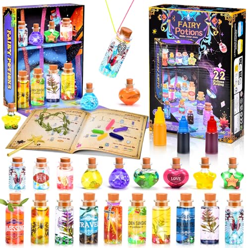 Ulikey Kreative Geschenk für Kinder, Zaubertrank Bastelset Kinder ab 6-12 Jahre, Zaubermischung Zauberer, Creative Experimente Spielzeug für Jungen & Mädchen Weihnachten Geburtstag Geschenke von Ulikey