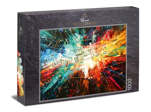 Ulmer Puzzleschmiede - Puzzle 1000 Teile „Superhit“ - Abstrakte Musik-Illustration mit effektvollen Linien und Farben-Hintergrund - Qualität Made in Germany Ulmer Puzzleschmiede - Puzzle 1000 Teile „Superhit“ - Abstrakte Musik-Illustration mit effektvollen Linien und Farben-Hintergrund - Qualität Made in Germany von Ulmer Puzzleschmiede