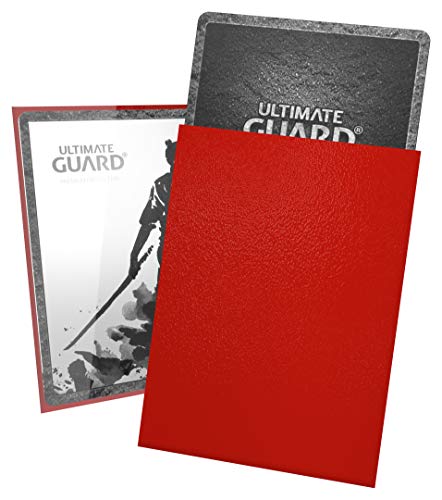 Ultimate Guard UGD010109 Kartenhüllen, Rot, Standard Size (66 x 91mm) von Ultimate Guard