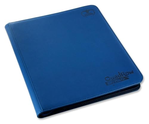 Ultimate Guard UGD010344 - 12-Pocket Quad Row Zip Folio Xeno Skin, dunkelblau, Blau von Ultimate Guard