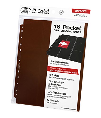 Ultimate Guard 18-Pocket Pages Side-Loading Braun (10) Ultimate Guard 18-Pocket Pages Side-Loading Braun (10) von Ultimate Guard