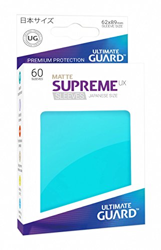 Ultimate Guard UGD010595 Supreme UX Sleeves, Japanische Größe, matt aquamarin von Ultimate Guard