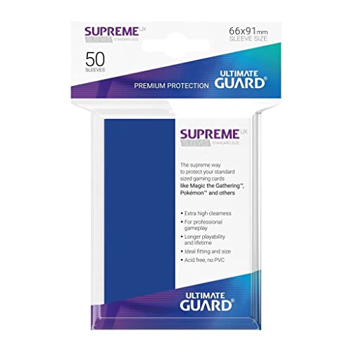 Ultimate Guard UGD010798 Supreme UX Sleeves Standardgröße Königsblau (50) von Ultimate Guard