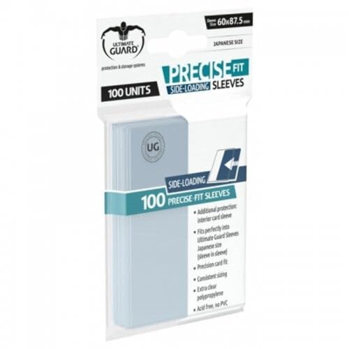 Ultimate Guard UGD10481 - Precise-Fit Sleeves Side-Loading Japanese Size Clear, 100 Stück von Ultimate Guard