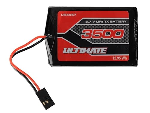 Ultimate RC LiPo TX Akku 3.7V 1S 3500mAh Sender mit JR Stecker für Sanwa MT5, MT44, M17 von Ultimate Racing