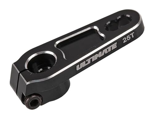 Ultimate RC Servoarm Lenkung 25T schwarz UR1813-25 von Ultimate Racing