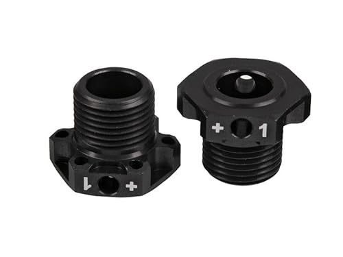 Ultimate RC Spurverbreiterung +1mm T6-7075 17mm Sechskant schwarz (2) UR1905-1 von Ultimate Racing