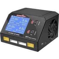 Ultra Power Modellbau-Ladegerät 10 A LiIon, LiPo, LiFePO, LiHV, NiMH, NiCd, Blei-Säure doppelter Ladeausgang, 2 x 200 W von Ultra Power