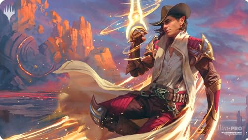 Ultra PRO - Outlaws of Thunder Junction Playmat Ft. Kellan for Magic: The Gathering, Limited Edition, einzigartige künstlerische Sammelkarte, Gaming, TCG, Playmat-Zubehör von Ultra Pro