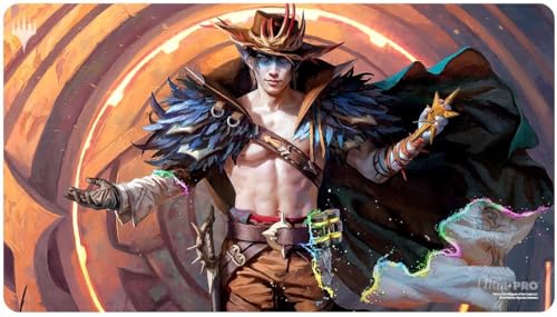 Ultra PRO - Outlaws of Thunder Junction Playmat Ft. Oko for Magic: The Gathering, Limited Edition, einzigartige künstlerische Sammelkarte, Gaming, TCG, Playmat-Zubehör von Ultra Pro