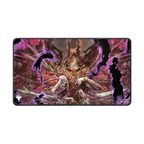 Ultra PRO - MTG Duskmourn Black Stitched Playmat Ft. Damnation for Magic: The Gathering, Use as Mousepad, Desk Mat, Protects MTG Cards During Gameplay von Ultra Pro