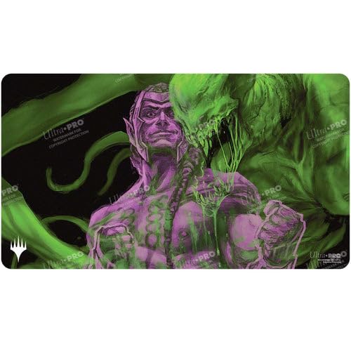 Ultra PRO - MTG Duskmourn Playmat Commander Ft. Tyvar, The Pummeler for Magic: The Gathering, Use as Mousepad, Desk Mat, Protects MTG Cards During Gameplay von Ultra Pro