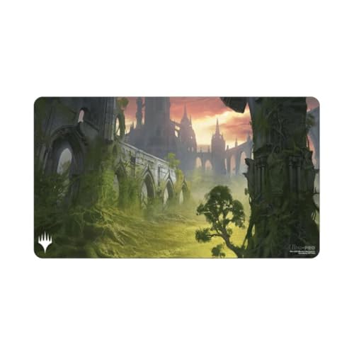 Ultra PRO MTG Ravnica Remastered Spielmatte aus den Gruul-Clans, schützt Karten während des Spiels oder Neuorganisierung von Commander-Decks, perfekt als Mauspad, Schreibtischunterlage für Zuhause von Ultra Pro