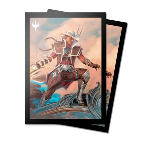 Ultra PRO - Magic: The Gathering Outlaws of Thunder Junction 100ct ChromaFuion Standard Size Card Sleeves Ft. Annie Flash, Protect & Store Your Gaming Cards, MTG Cards, Matte Finish Card Sleeves von Ultra Pro