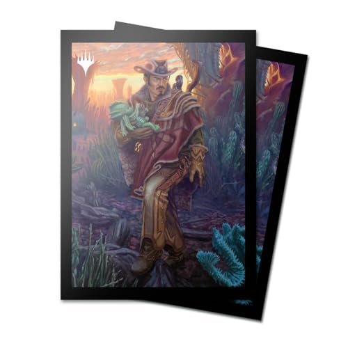 Ultra PRO - Magic: The Gathering Outlaws of Thunder Junction 100ct ChromaFuion Standard Size Card Sleeves Ft. Yuma, Protect & Store Your Gaming Cards, MTG Cards, Matte Finish Card Sleeves von Ultra Pro