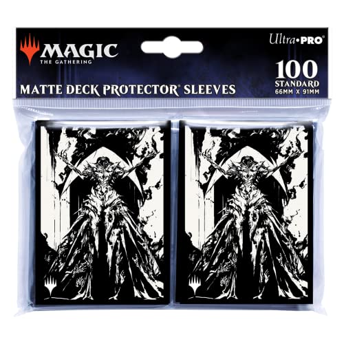 Ultra PRO - March of The Machine 100ct Deck Protector Sleeves ft. Elesh Norn for Magic: The Gathering, Protect & Store Collectible Trading Cards & Gaming Cards, Prevent Card Damage von Ultra Pro