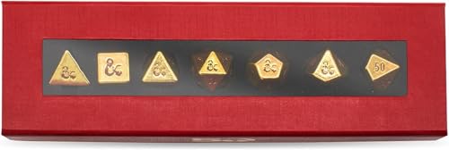 UP - 50th Anniversary 7RPG Heavy Metal Dice for Dungeons & Dragons von Ultra Pro