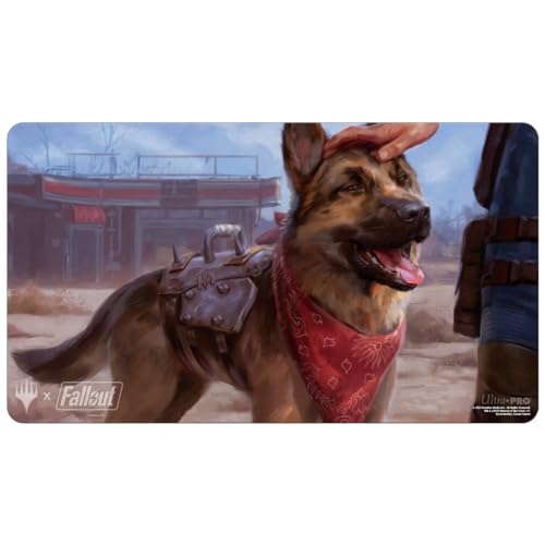 Ultra PRO - Spielmatte Fallout - Dogmeat, Ever Loyal - for Magic: The Gathering, limitierte Auflage, Tischhandel, Spielzubehör von Ultra Pro