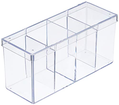 Ultra Pro 81163 - Card Box 4-Compartment Clear von Amigo Spiele