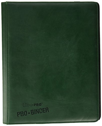 Ultra Pro 82975 - Binder Sammelalbum 9 Fächer pro Seite, dunkelgrün von Ultra Pro