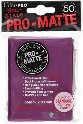 Ultra Pro 84505 UP Pro-Matt Standard Sleeves, BlackBerry, 66x91 von Ultra Pro