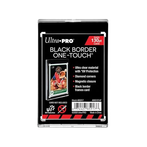 UP - 130PT Black Border UV One-Touch Magnetic Holder von Ultra Pro