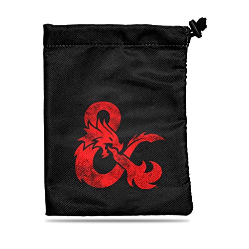 Ultra Pro 86525 Dungeons and Dragons Treasure Nest Dice Bag, Cartoon, Schwarz/Rot von Ultra Pro