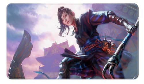 Ultra Pro - Commander Series #2: Allied - Yuriko Stitched Playmat for Magic: The Gathering, Custom Gaming Card Game Play Area Playmat Surface Accessory von Ultra Pro