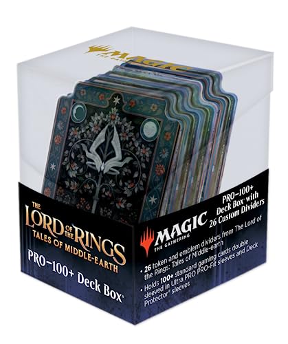 Ultra Pro - Der Herr der Ringe: Tales of Middle-Earth Token Dividers mit transparenter Deckbox für Magie: The Gathering - Organisieren Sie Ihre Sammlung mit 26 einzigartigen Kunstwerk-Trennwänden Ultra Pro - Der Herr der Ringe: Tales of Middle-Earth Token Dividers mit transparenter Deckbox für Magie: The Gathering - Organisieren Sie Ihre Sammlung mit 26 einzigartigen Kunstwerk-Trennwänden von Ultra Pro
