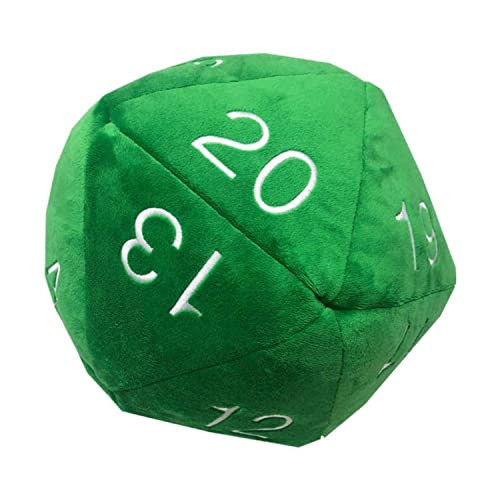 Ultra Pro E-15234 Jumbo D20 Würfelplüsch, Grün mit weißer Nummerierung von Ultra Pro