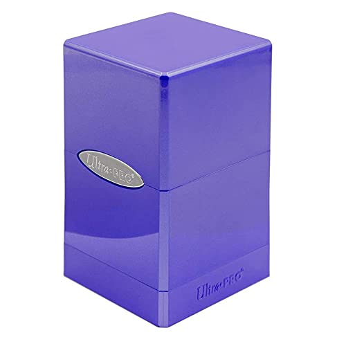 Ultra Pro E-15267 Satin Tower Deck Box – Hochglanz-Amethyst von Ultra Pro