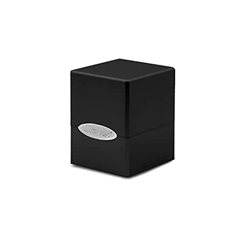 Ultra Pro E-15585 Satin Cube Deck Box – Tiefschwarz, Jet Black von Ultra Pro