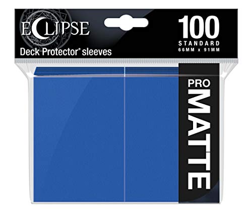 Ultra Pro E-15614 Eclipse Standard Matte Sleeves 100 Pack-Pacific Blue von Ultra Pro