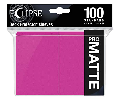 Ultra Pro E-15621 Eclipse Standard Matte Hüllen, 100 Stück, Hot Pink von Ultra Pro