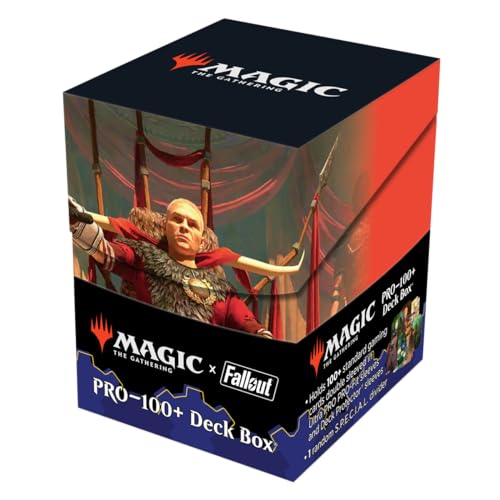 Ultra Pro - Fallout 100+ Deck Box® - Caesar, Legion's Emperor - for Magic: The Gathering, Trading Gaming Card Merchandise Storage Protection Deck Box Collection Organizer Accessories von Ultra Pro