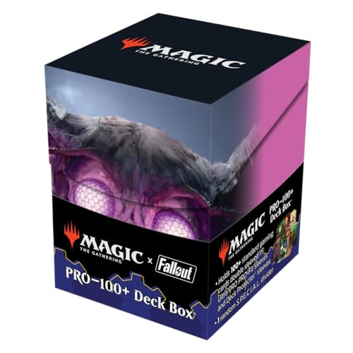 Ultra Pro - Fallout 100+ Deck Box® - The Wise Mothman - for Magic: The Gathering, Trading Gaming Card Merchandise Storage Protection Deck Box Collection Organizer Zubehör von Ultra Pro