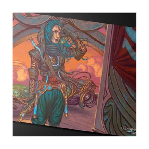 Ultra PRO - Aetherdrift Sita Varma Masked Racer Playmat for Magic The Gathering, Verwendung als Mauspad, Schreibtischunterlage, schützt MTG-Karten während des Spiels, TCG-Sammelkartenspiele von Ultra Pro