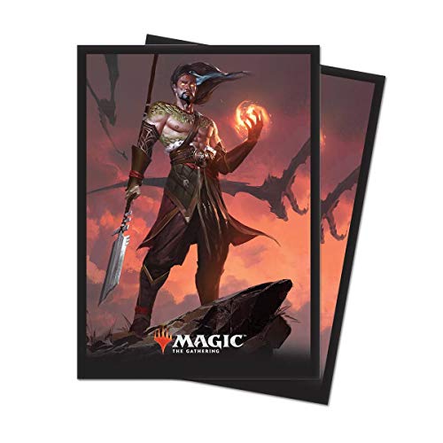 Ultra Pro Magic: The Gathering Core Set 2019 "V4 Sarkhan, Fireblood Deck Protector Sleeves (80 Count) von Ultra Pro